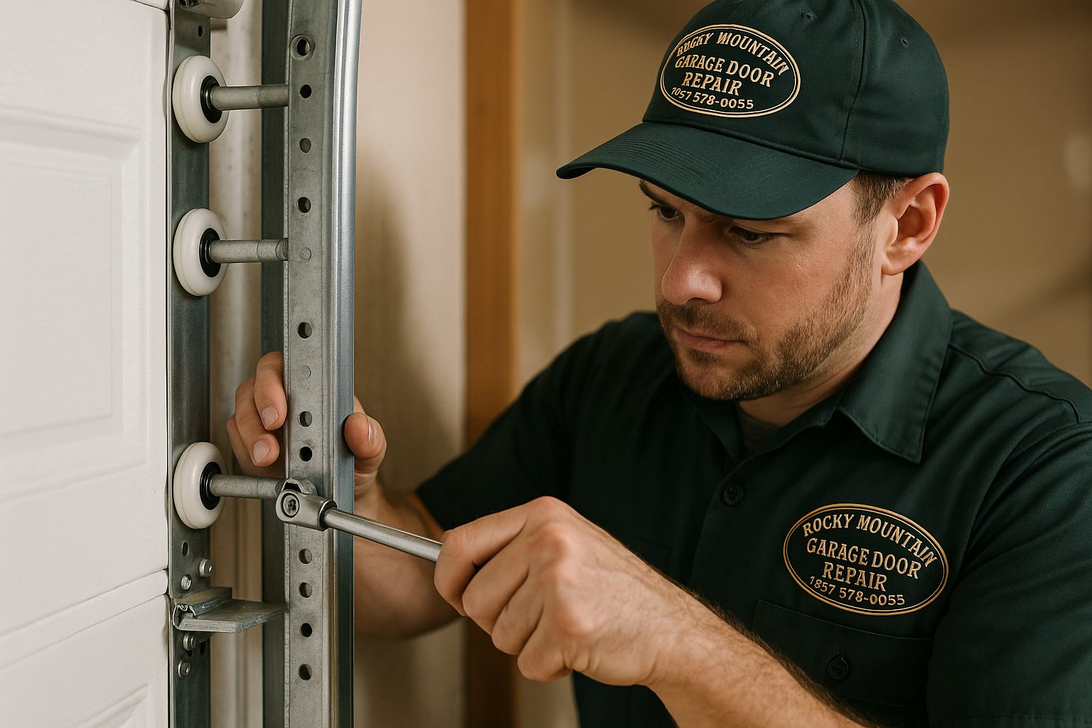 Garage Door Track Repair