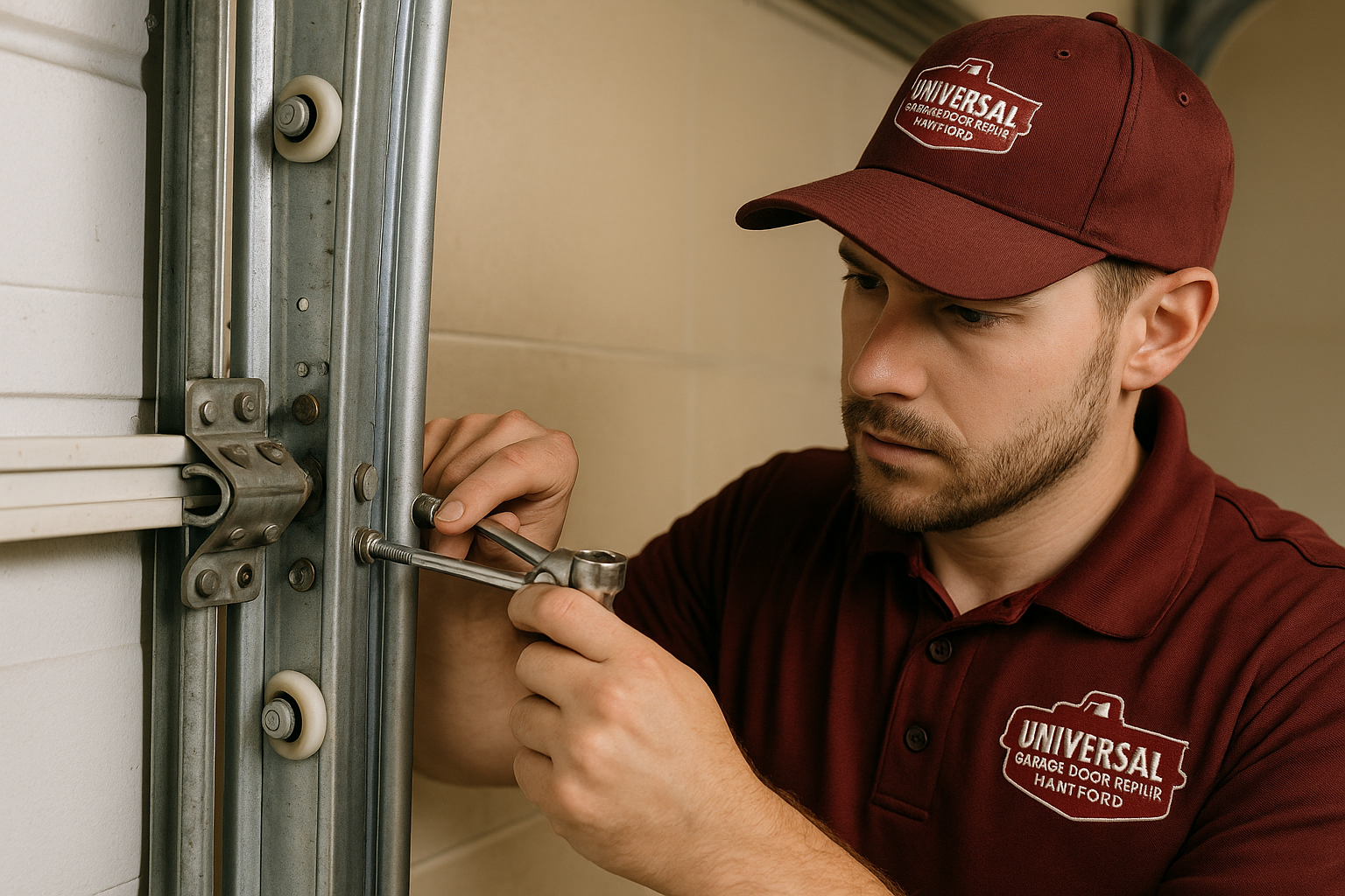 Garage Door Track Repair in Renton